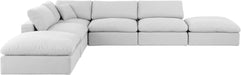 Comfy - 6 Piece Linen Modular Sectional - Simple Home Plus