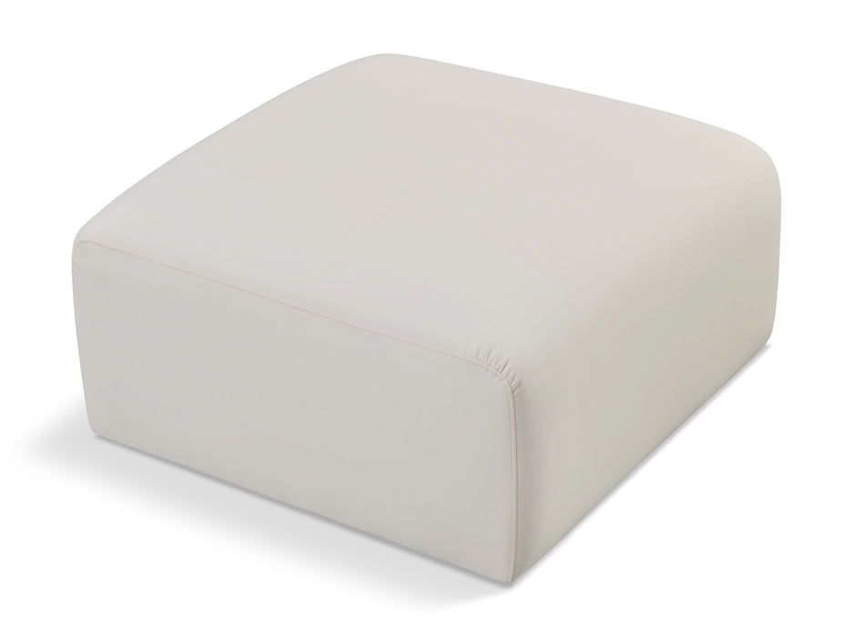 Arc - Faux Leather Ottoman - Simple Home Plus