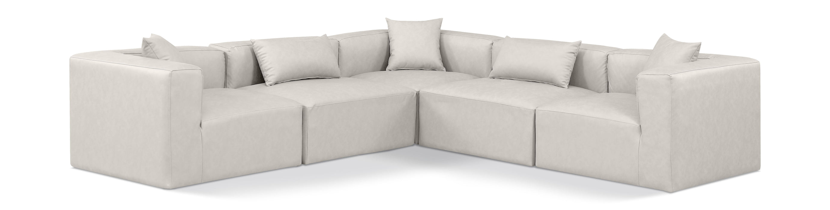 Cube - 5 Piece Modular Corner Sectional - Simple Home Plus