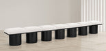 Pavilion - 7 Piece Modular Bench With Black Base - Simple Home Plus