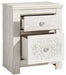 Paxberry - Whitewash - Two Drawer Night Stand - Simple Home Plus