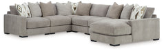 Aslan Court - Sectional With Ottoman Set - Simple Home Plus