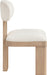 Timbra - Linen Textured Fabric Upholstered Dining Chair (Set of 2) - Natural Base - Simple Home Plus