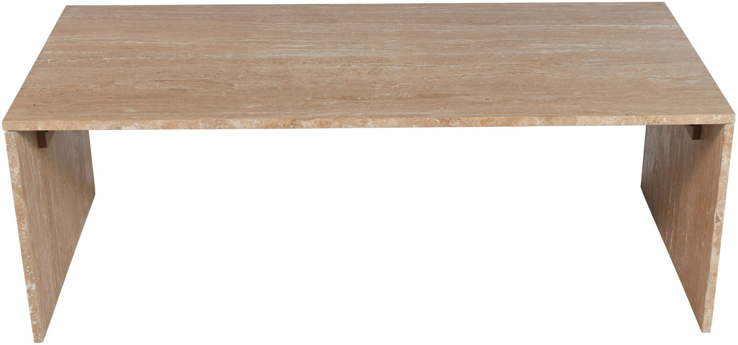 Pienza - Travertine Table - Simple Home Plus