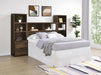 Westpark - 3 Piece Bedroom Set Bookcase Headboard - Simple Home Plus