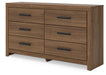 Broachmyn - Six Drawer Dresser - Simple Home Plus