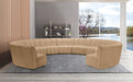 Infinity - 11 Piece Modular Sectional - Camel - Simple Home Plus