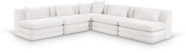Stellar - 5 Piece Upholstered Modular Sectional - Simple Home Plus
