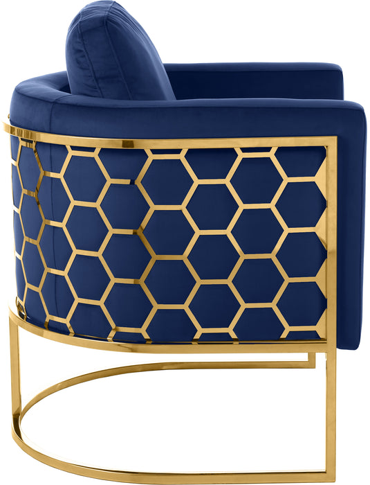 Casa - Chair with Gold Legs - Simple Home Plus