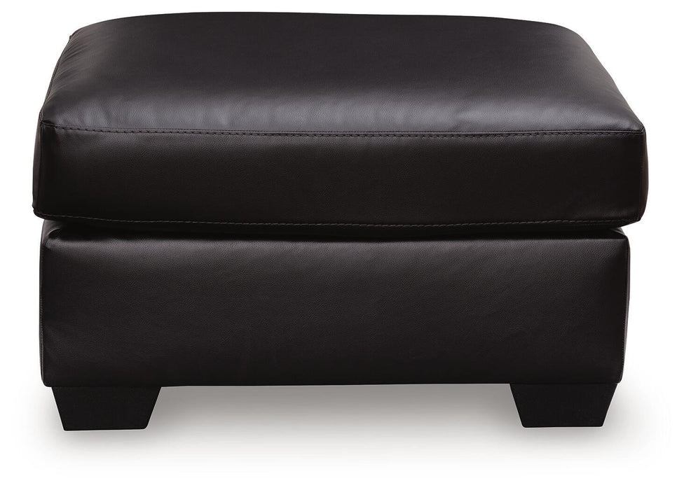 Glennbre - Ottoman - Midnight - Simple Home Plus