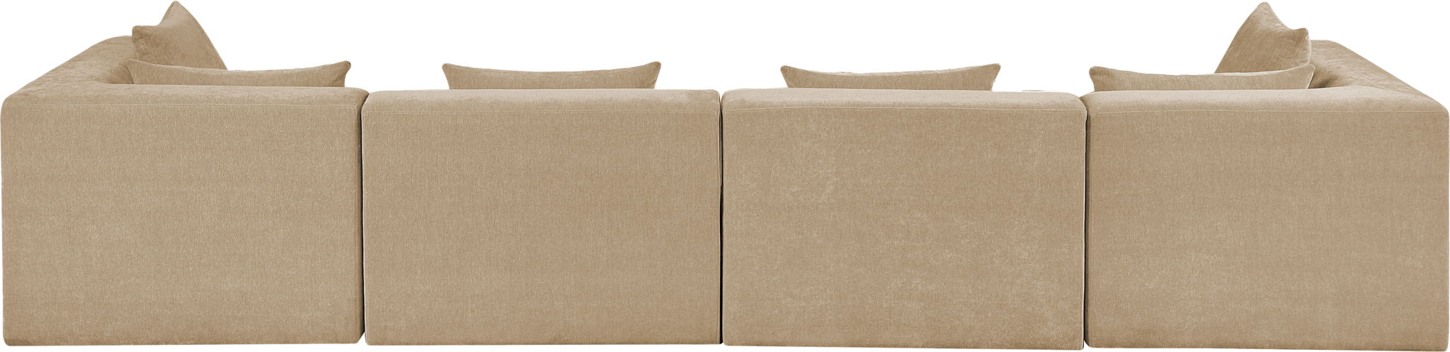 Stellar - 4 Piece Upholstered Modular Sectional - Simple Home Plus