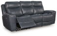 Next Move - Power Reclining Sofa With Adjustable Headrest - Simple Home Plus