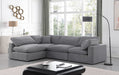 Comfy - 4 Piece Velvet Modular Armless Sectional - Simple Home Plus