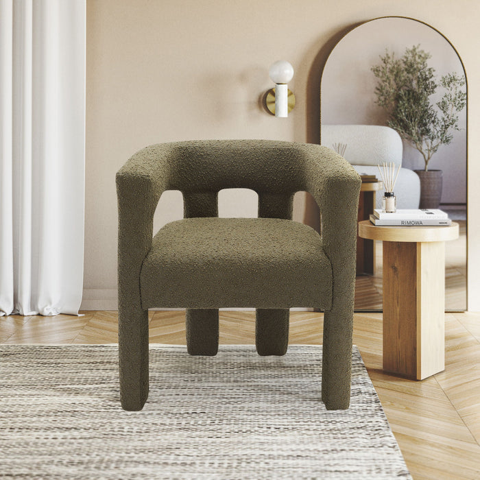 Athena - Boucle Fabric Dining Chair - Simple Home Plus