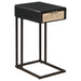 Amherst - 1-Drawer Radio Weave Cane Metal Side Table - Simple Home Plus