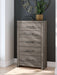 Graystorm - Brown Gray - Five Drawer Chest - Simple Home Plus