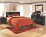 Huey Vineyard - Queen Sleigh Headboard - Black - Simple Home Plus