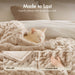 Ruched Fur - Throw - Tan - Simple Home Plus