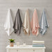 Spa - 6 Piece Jacquard Antimicrobial Towels Set - Charcoal - Simple Home Plus