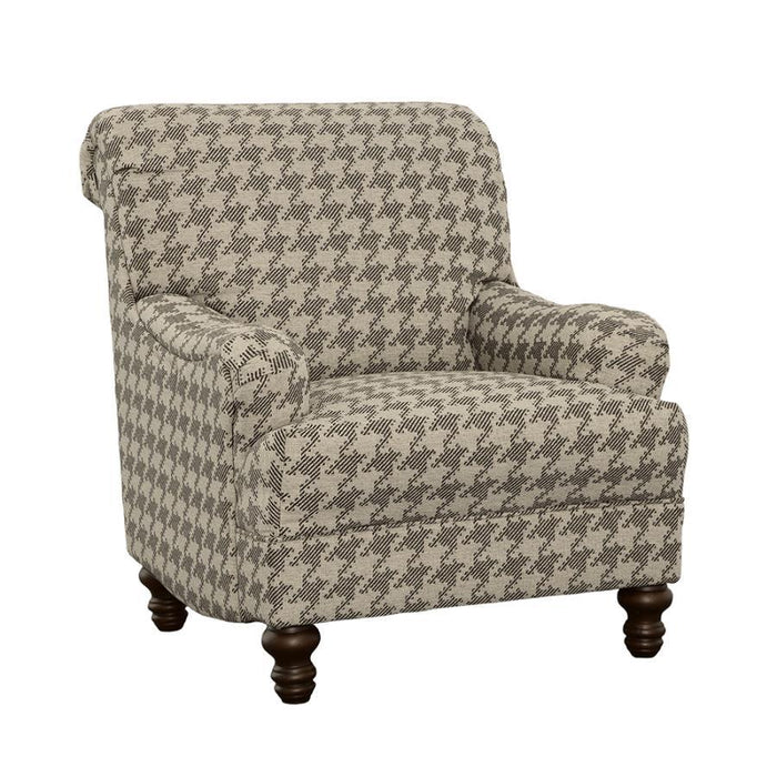 Glenn - Upholstered English Arm Accent Chair - Simple Home Plus