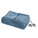 Heated Plush - Queen Blanket - Sapphire Blue - Simple Home Plus