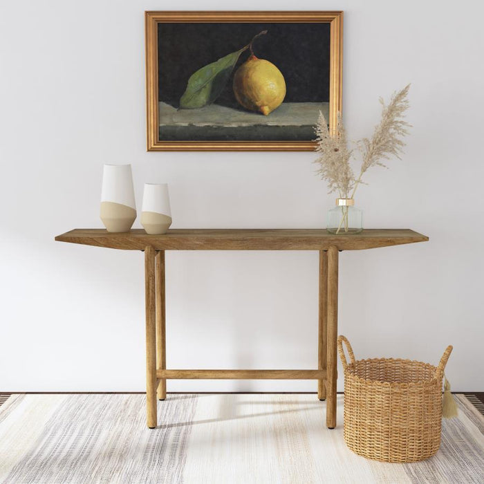 Darius - Solid Wood Entryway Console Table - Mango - Simple Home Plus