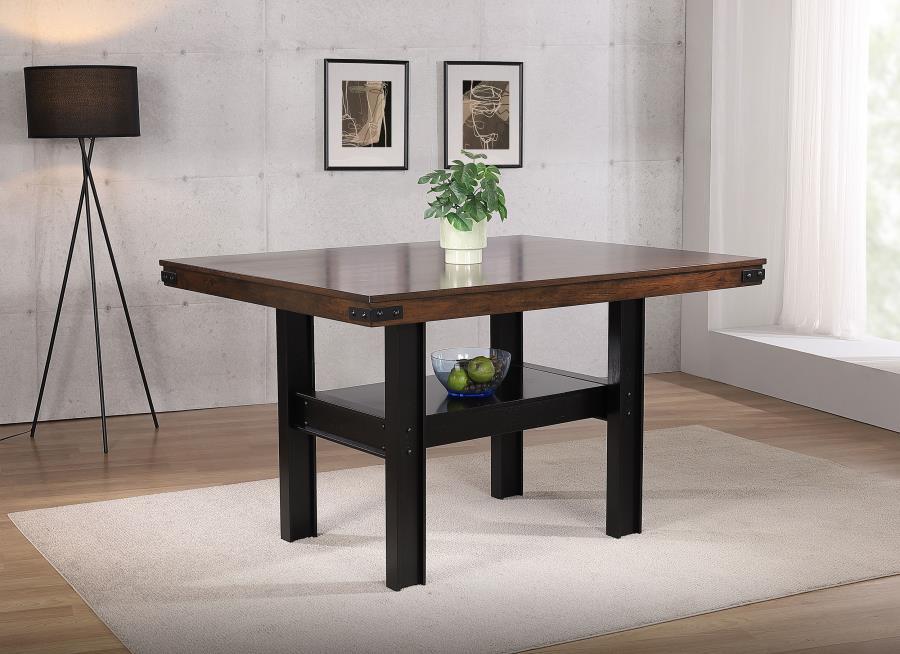 Patterson - Counter Height Dining Table - Mango Oak - Simple Home Plus