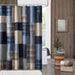 Winter Hills - Cotton Shower Curtain - Blue - Simple Home Plus