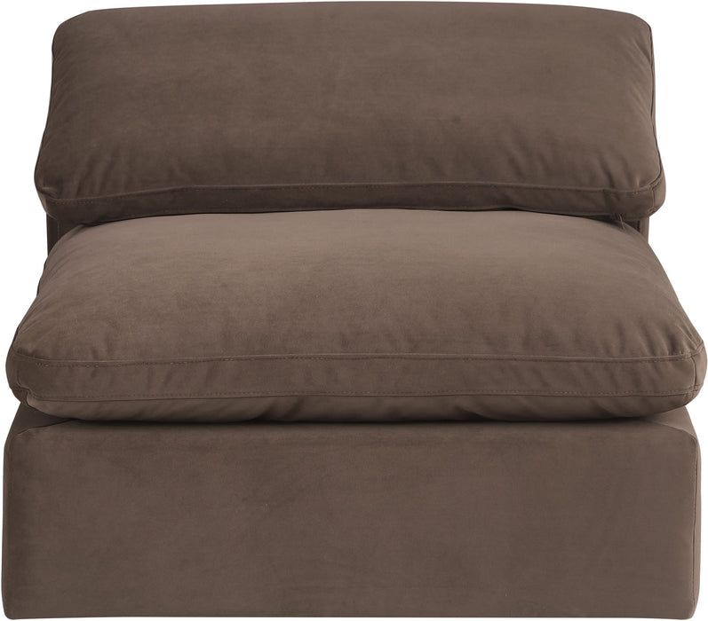 Comfy - Velvet Armless Chair - Simple Home Plus