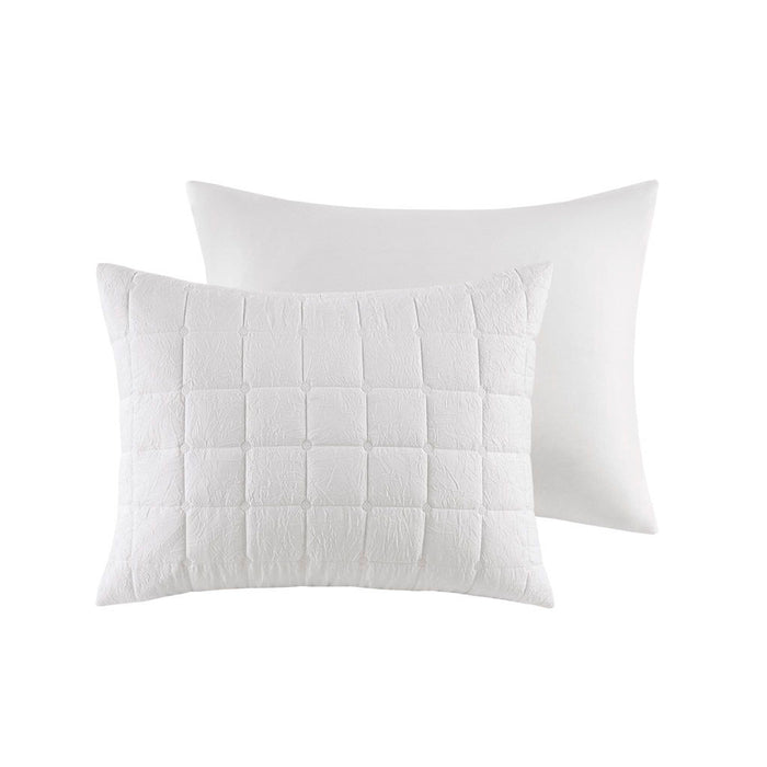 Cocoon - King 3 Piece Quilt Top Duvet Cover Mini Set - White - Simple Home Plus