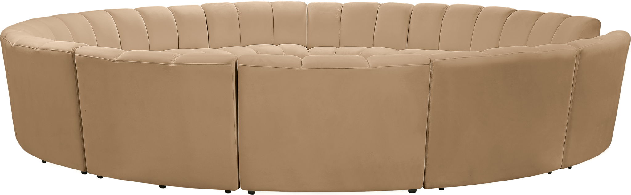Infinity - 12 Piece Modular Sectional - Camel - Simple Home Plus