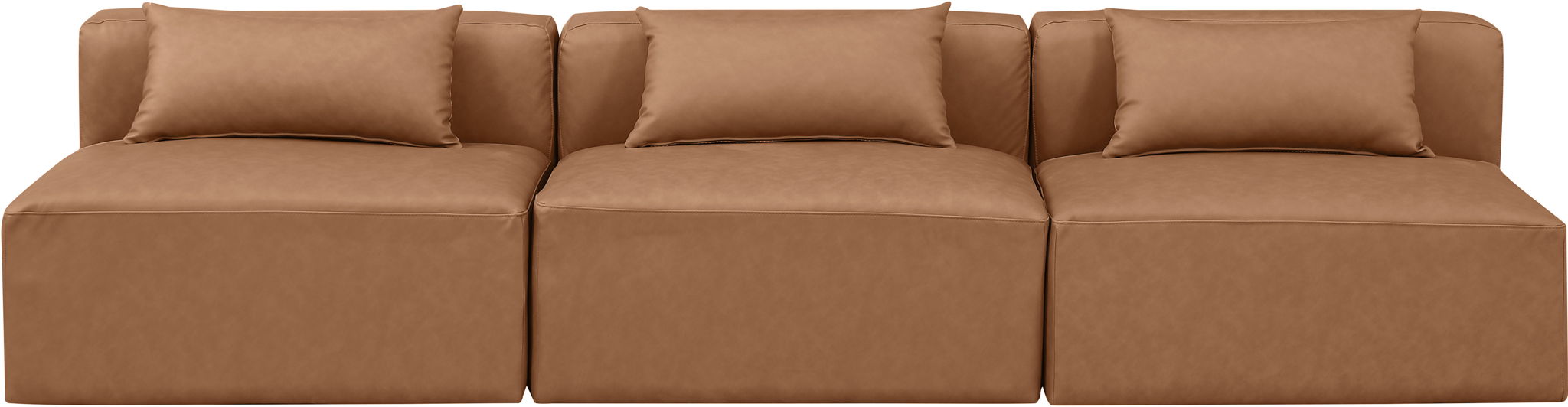 Cube - Modular 3 Seat Armless Sofa - Simple Home Plus