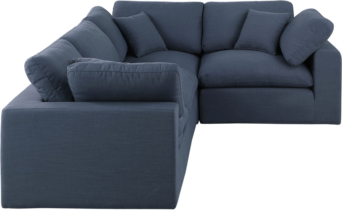 Comfy - 4 Piece Linen Fabric Modular Sectional - Simple Home Plus