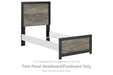 Broachmyn - Twin Panel Headboard/Footboard - Black / Gray - Simple Home Plus