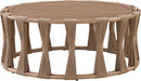 San Pietro - Aluminum Outdoor Patio Coffee Table - Natural - Simple Home Plus