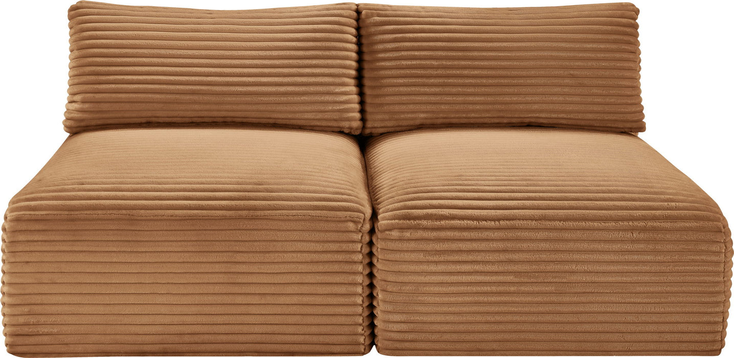 Shaggy - Fabric 2 Seat Modular Armless Sofa - Simple Home Plus