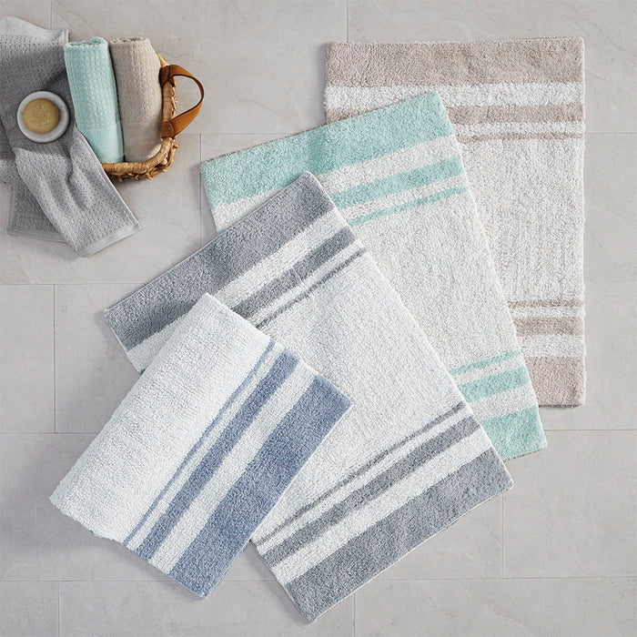 Spa - 20" x 30" Reversible Bath Rug - Taupe - Simple Home Plus