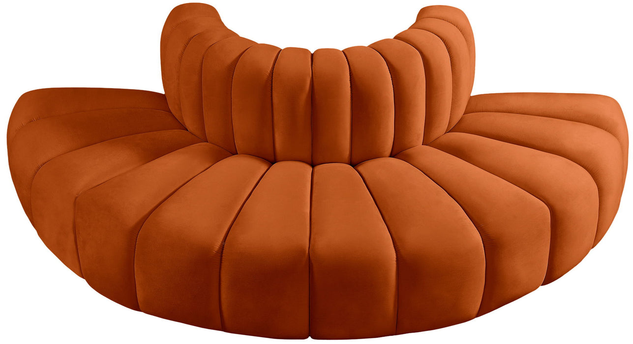 Arc - Velvet 4 Piece Modular Sofa - Simple Home Plus