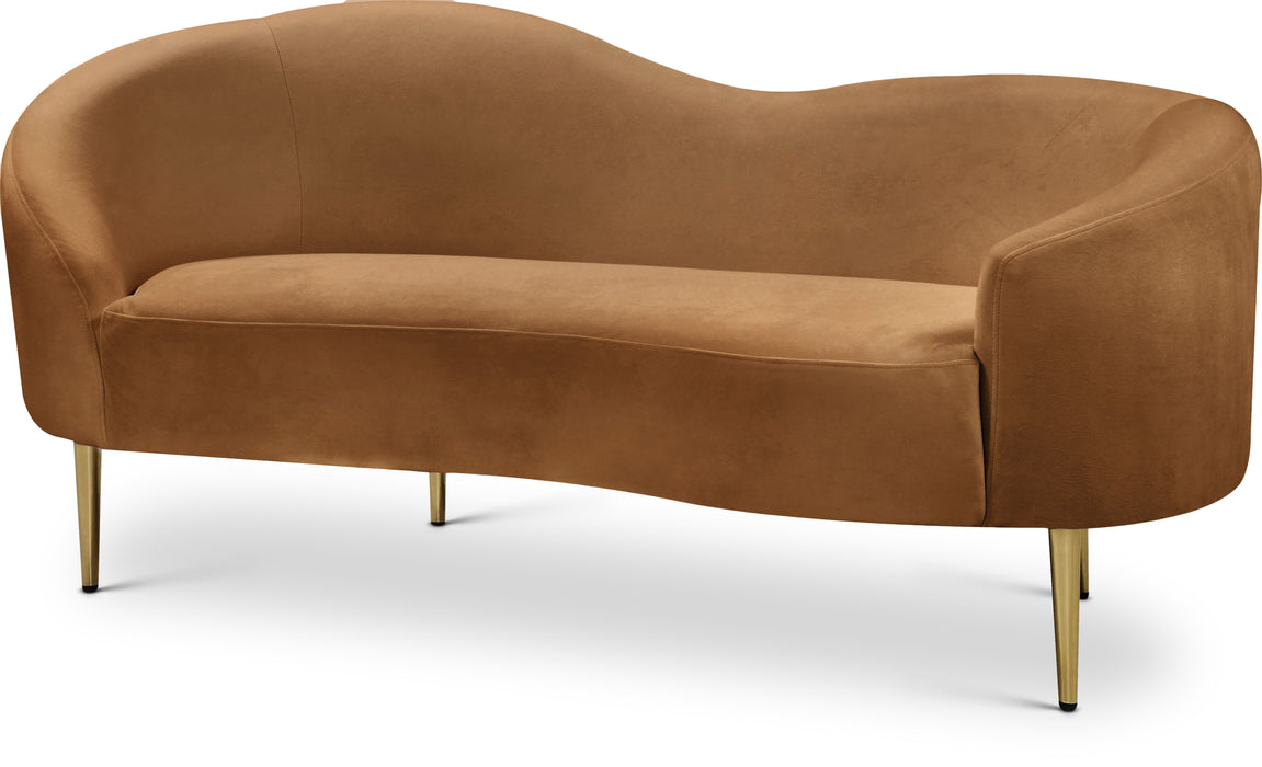 Ritz - Loveseat - Saddle - Simple Home Plus