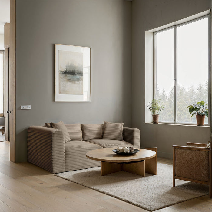 Shaggy - Fabric 2 Seat Modular Sofa - Simple Home Plus
