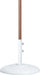 Amalfi - Patio Umbrella - White Base / Light Brown Pole - Simple Home Plus