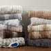 Zuri - Oversized Faux Fur Heated Throw - Brown - Simple Home Plus