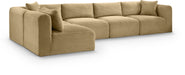 Shaggy - 5 Piece Modular Sectional - Simple Home Plus