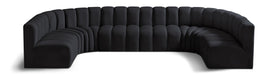 Arc - Velvet Modular U-Shaped Sectional - Simple Home Plus