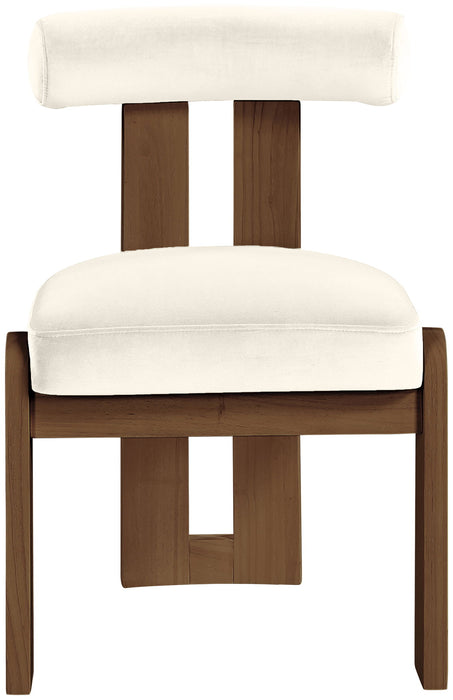 Arienzo - Performance Fabric Upholstered Dining Chair (Set of 2) - Walnut Base - Simple Home Plus