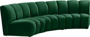 Infinity - 3 Piece Velvet Modular Sectional - Simple Home Plus