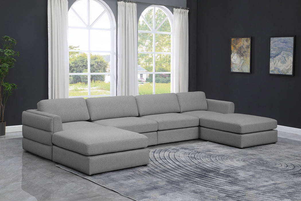Beckham - 6 Piece Double Chaise Modular Sectional - Simple Home Plus