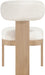 Timbra - Linen Textured Fabric Upholstered Dining Chair (Set of 2) - Natural Base - Simple Home Plus
