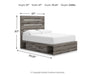 Graystorm - Panel Bed With Storage - Simple Home Plus