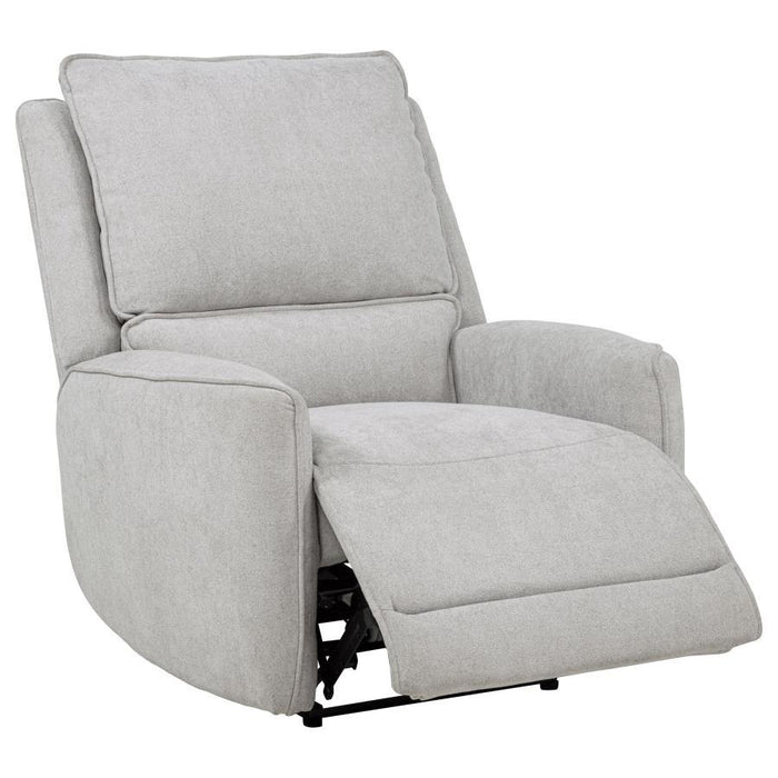 Sylmar - Chenille Upholstered Power Recliner - Simple Home Plus